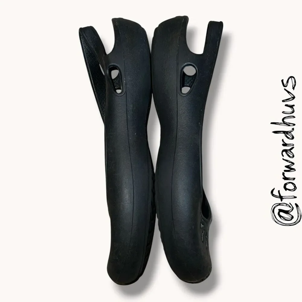 Crocs Kadee Slingback Flats Black Women’s Size 7